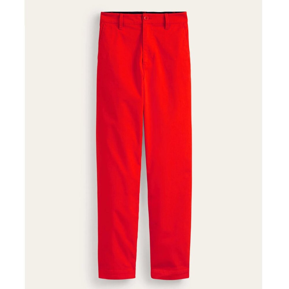 Boden Barnsbury Chino Trousers Admiral Red 8L NWT